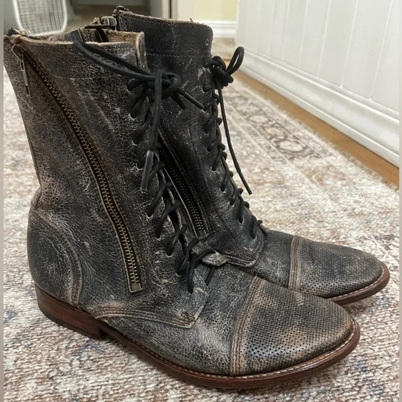 Bed Stu | Shoes | Bed Stu Womens Combat Cobbler Boots Mid  display picture 1